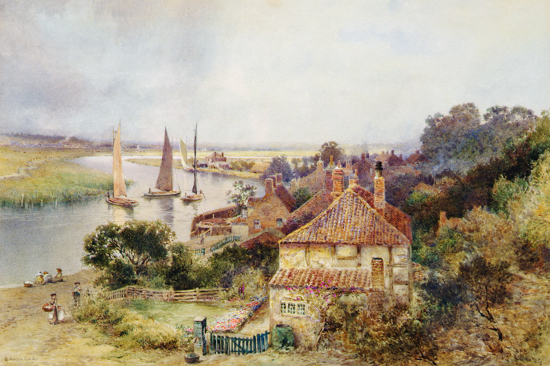On the River Yare a Charles Robertson