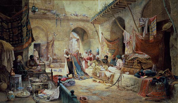 Carpet Bazaar, Cairo a Charles Robertson