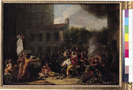 The Storming of the Bastille and the Arrest of Joseph Delaunay (1752-94) a Charles Thevenin