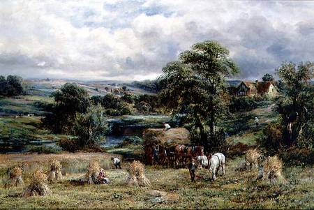 Harvest Time, An English Summer a Charles Thomas Burt