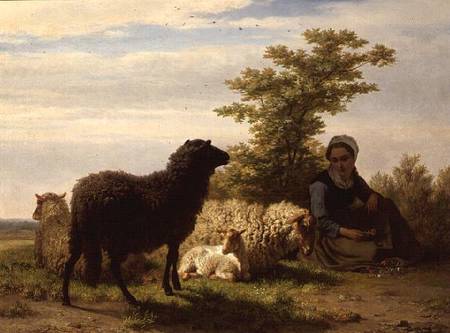 The Shepherdess a Charles Tschaggeny