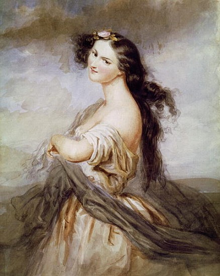 Portrait of Juliette Drouet (1806-83) a Charles Voillemot