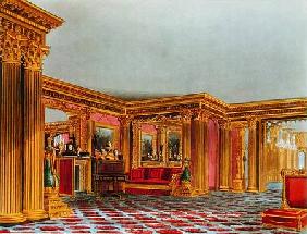 The Golden Drawing Room, Carlton House, from 'The History of the Royal Residences', engraved by Thom