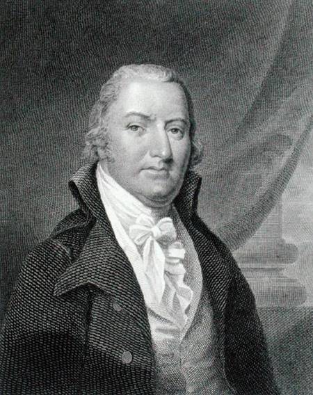 David Ramsay (1749-1815) engraved by James Barton Longacre (1794-1869) after a drawing of the origin a Charles Willson Peale