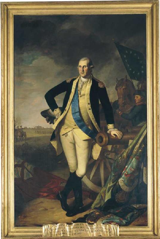 George Washington in Princeton a Charles Willson Peale