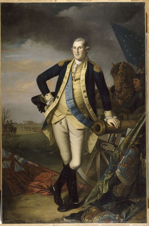George Washington after the Battle of Princeton on January 3, 1777 a Charles Willson Peale