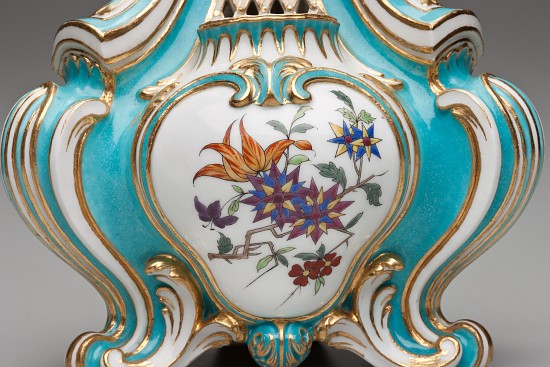 Detail of a Triangular Pot-pourri Vase a Charles Nicolas Dodin