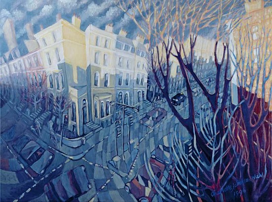 Ladbroke Grove, My Corner, 1996 (oil on canvas)  a Charlotte  Johnson Wahl