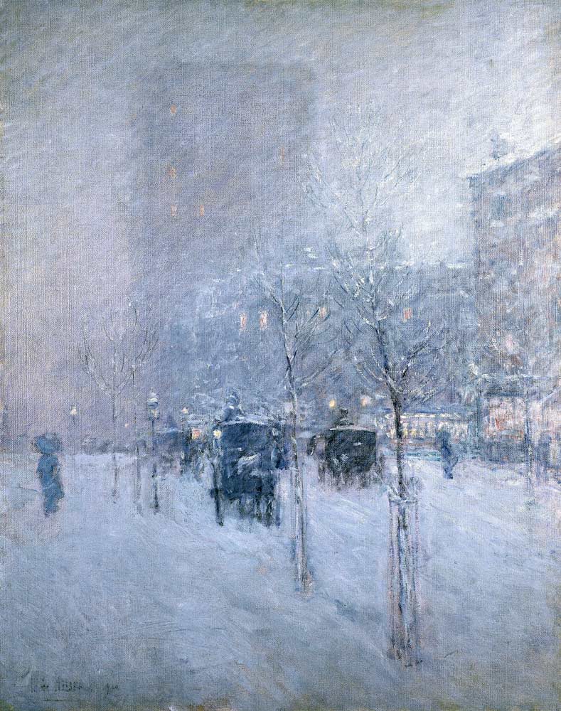 Late Afternoon, New York, Winter a Childe Hassam