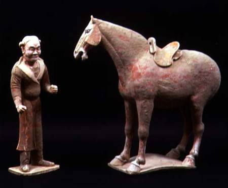Horse and a Servant a Chinese