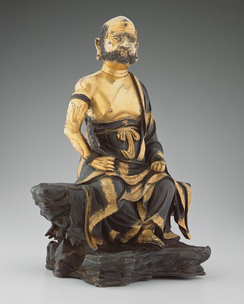 Figure of Bodhidharma, Ming dynasty a Scuola Cinese