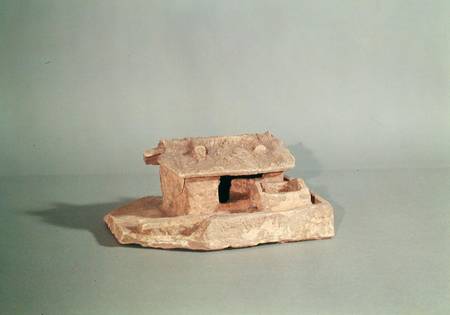 Funerary model of a farm, from Thanh Hoa, Vietnam, Han Dynasty a Scuola Cinese