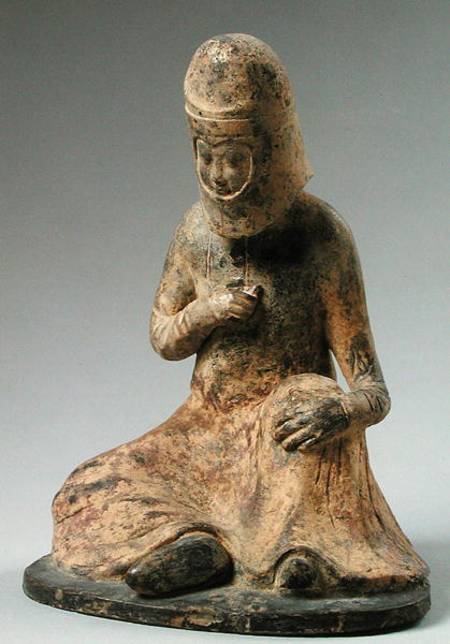 Funerary statuette of a traveller a Scuola Cinese