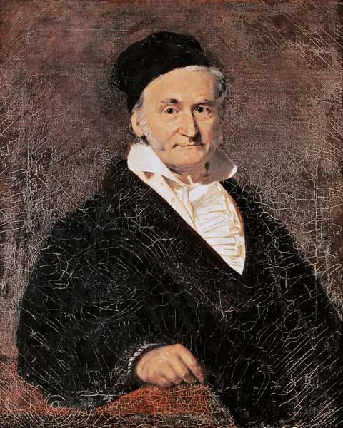 Gauss , Portrait a Christian Albrecht Jensen