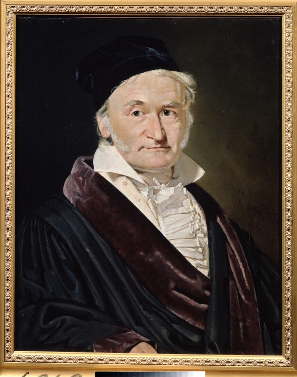 Portrait of the Mathematician, Astronomer and Physicist Carl Friedrich Gauss (1777-1855) a Christian Albrecht Jensen