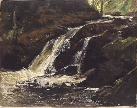 Waterfall a Christian Friedrich Gille