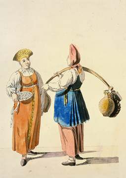 Marktfrauen III. a Christian Gottfried Geissler