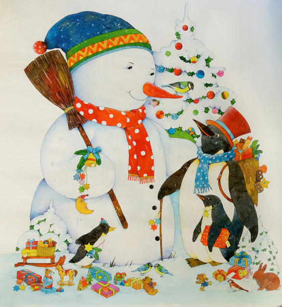 Snowman and Penguin a Christian  Kaempf