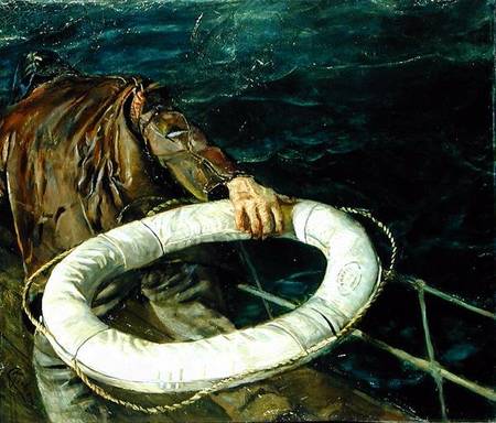 Man Overboard a Christian Krohg
