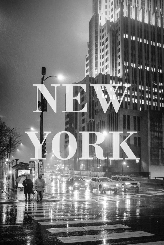 Cities in the rain: New York a Christian Müringer
