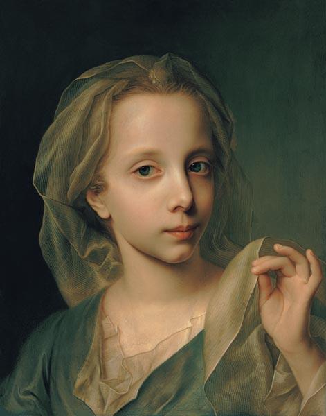 Girl with veil