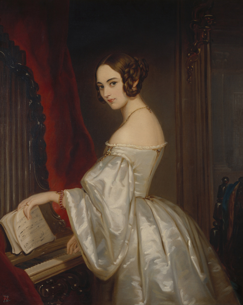 Portrait of Princess Maria Ivanovna Kochubey, née Baryatinskaya (1818-1843) a Christina Robertson
