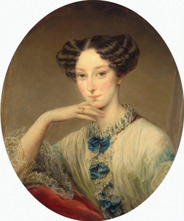 Portrait of Grand Duchess Maria Alexandrovna (1824-1880), future Empress of Russia a Christina Robertson
