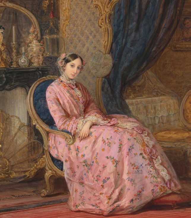 Portrait of Grand Duchess Maria Nikolaevna of Russia, Duchess of Leuchtenberg (1819-1876) a Christina Robertson