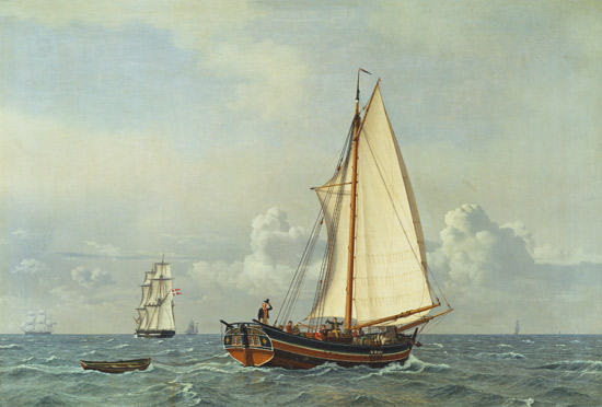 The Sea a Christoffer Wilhelm Eckersberg
