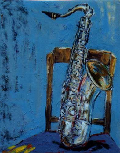 Saxophone with chair II a Christoph Menschel