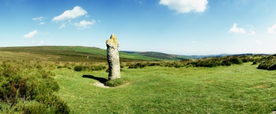 Altes Steinkreuz im Dartmoor a Christopher Timmermann