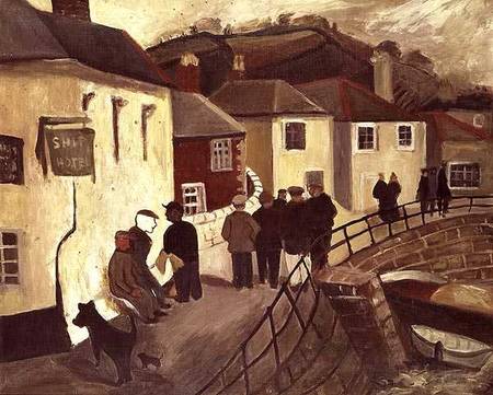 The Ship Hotel, Mousehole, Cornwall a Christopher Wood
