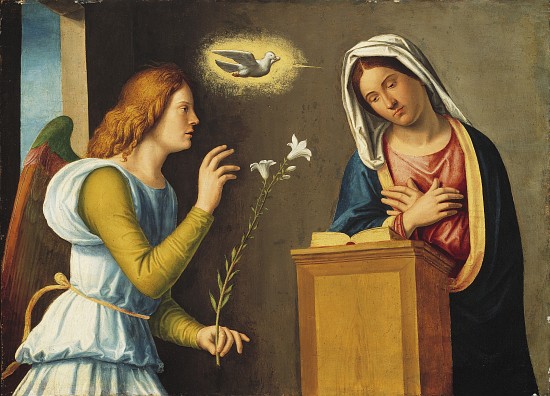 Annunciation to the Virgin, 1500/05 a Giovanni Battista Cima da Conegliano