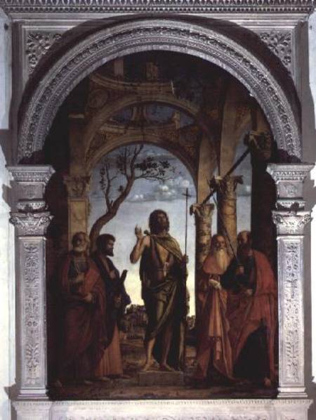 St. John the Baptist and Saints a Giovanni Battista Cima da Conegliano
