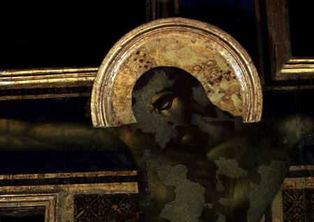 Crucifixion, detail of head a giovanni Cimabue