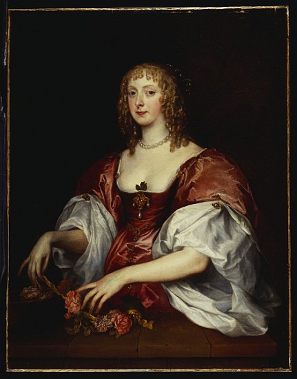 Portrait of a Lady, traditionally thought to be the Countess of Carnavon a (circle of) Sir Anthony van Dyck