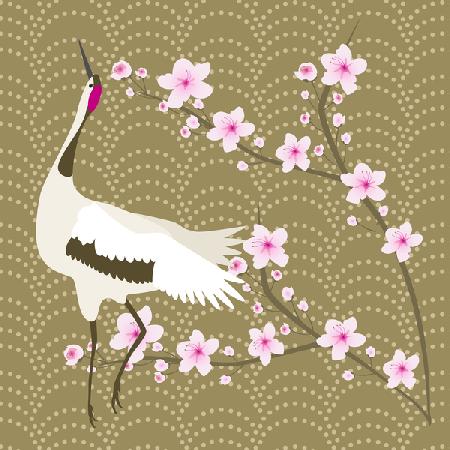 The Cherry Blossom and the Crane