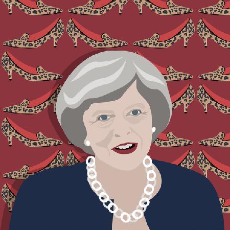 Theresa May and the kitten heel