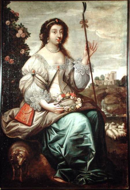 Julie d'Angennes (1607-71) as Astree a Claude Deruet