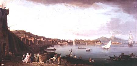 Bay of Naples from the North a Claude Joseph Vernet