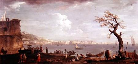 Bay of Naples from the South a Claude Joseph Vernet