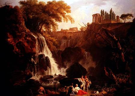 Falls of Tivoli a Claude Joseph Vernet