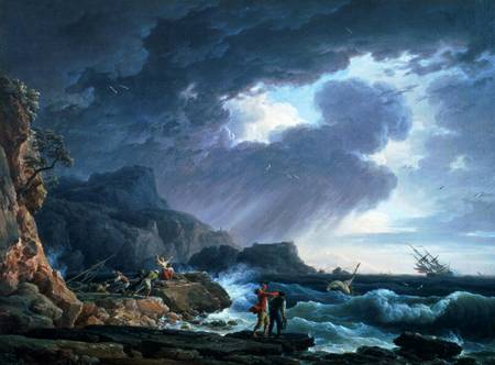 A Seastorm a Claude Joseph Vernet