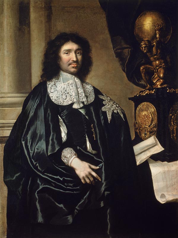 Portrait of Jean-Baptiste Colbert de Torcy (1619-83) a Claude Lefebvre
