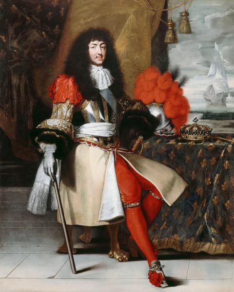 Louis XIV, King of France (1638-1715) a Claude Lefebvre
