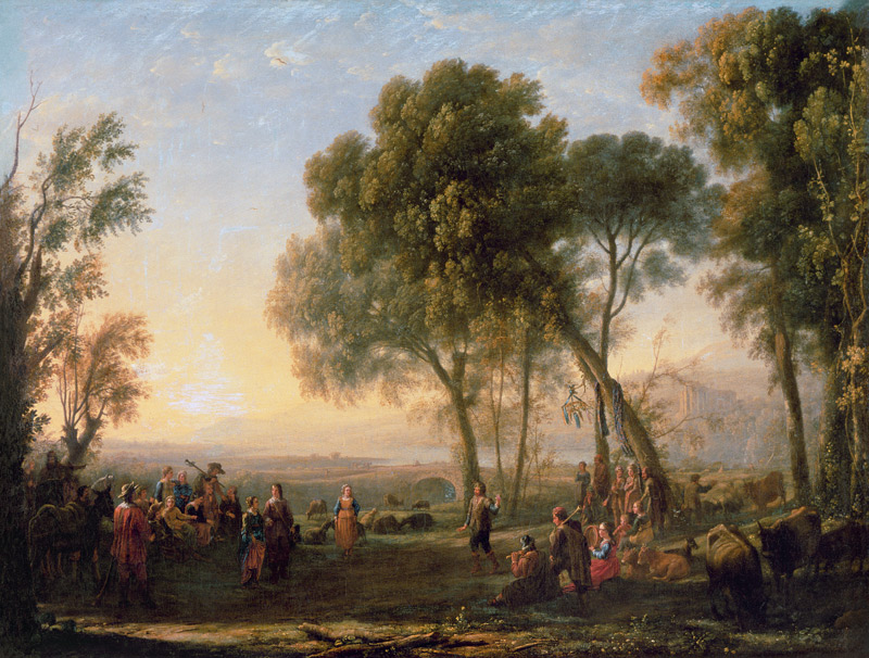 Landscape with a Country Dance a Claude Lorrain