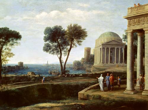 Aeneas in Delos a Claude Lorrain