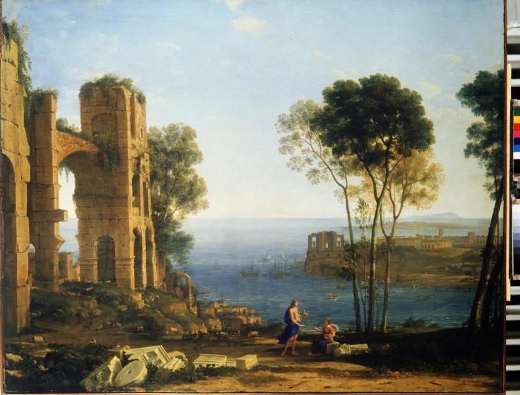 Coast View with Apollo and the Cumaean Sibyl a Claude Lorrain