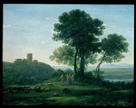 Jacob with Laban and his daughters a Claude Lorrain