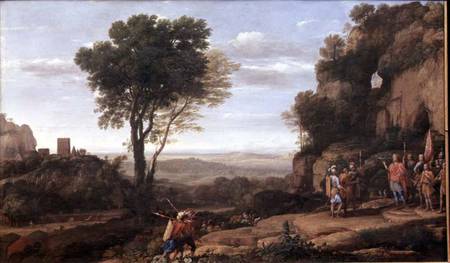 Landscape with David at the Cave of Abdullam a Claude Lorrain